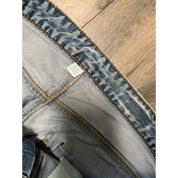 Levi Silver Tab Mens W34 L30 Slim Straight 90s Y2K Light Wash Denim Jeans - Picture 2 of 9